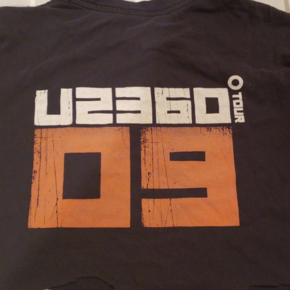 Retro U2 360 Tour 2009 Custom Crop Top M - Picture 4 of 8